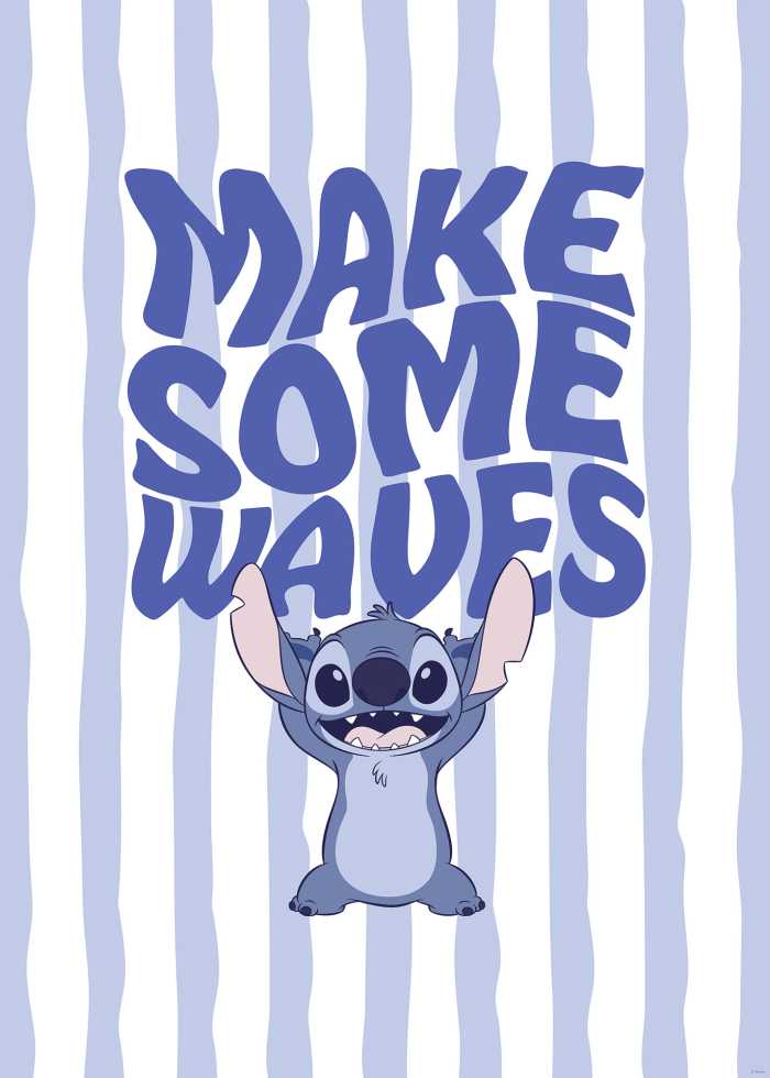 Poster Disney Lilo and Stitch Make Some Waves
