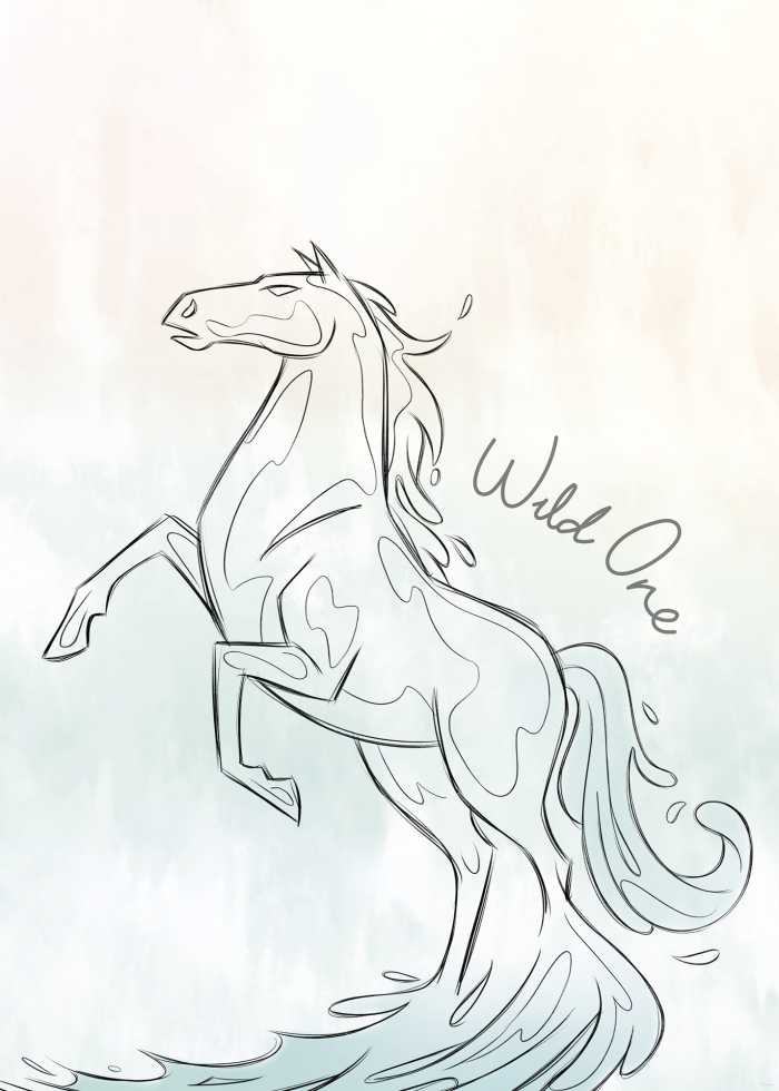 Poster Disney Frozen Blue Lights