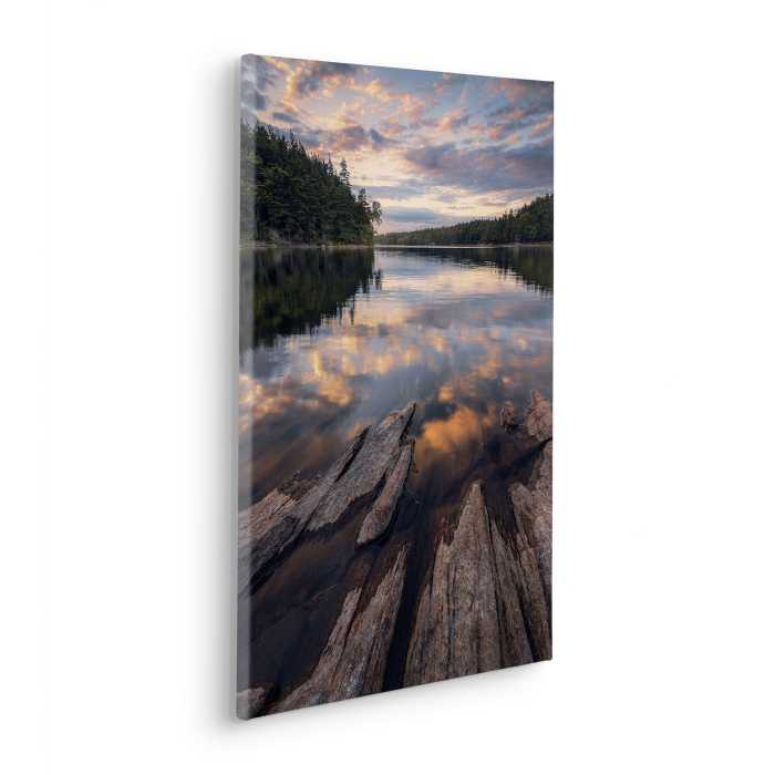 Vlies Bild auf Keilrahmen/ Echtholzrahmen Swedish Structures