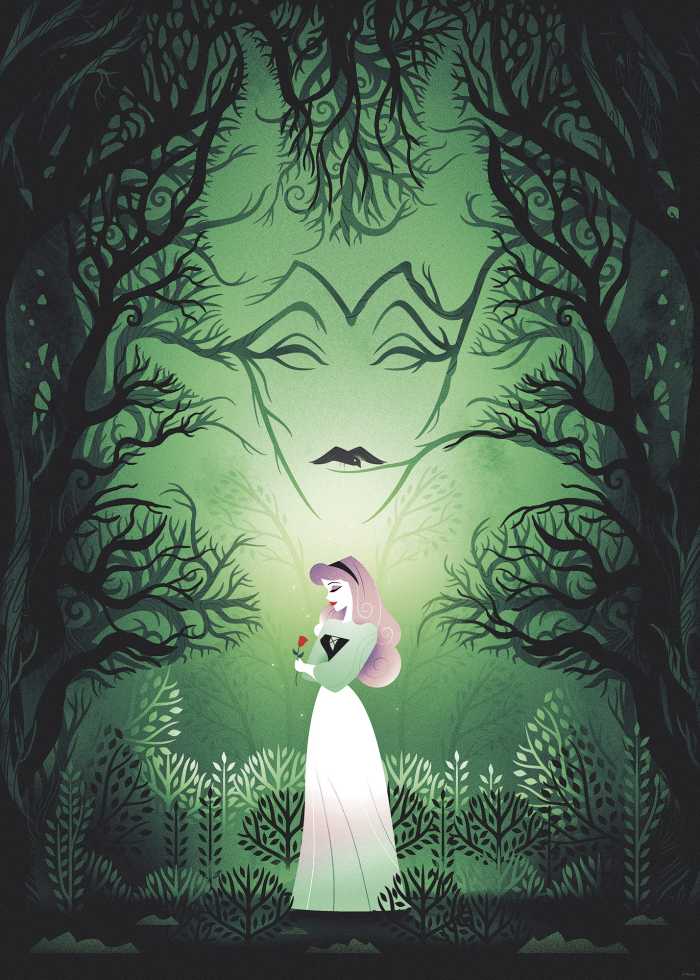 Poster Disney Sleeping Beauty Aurora Maleficent