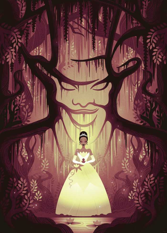 Poster Disney Tiana Dr. Facilier