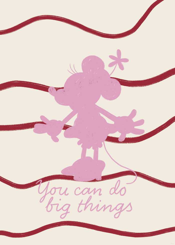 Poster Disney Minnie Mouse You Can Do Big Things