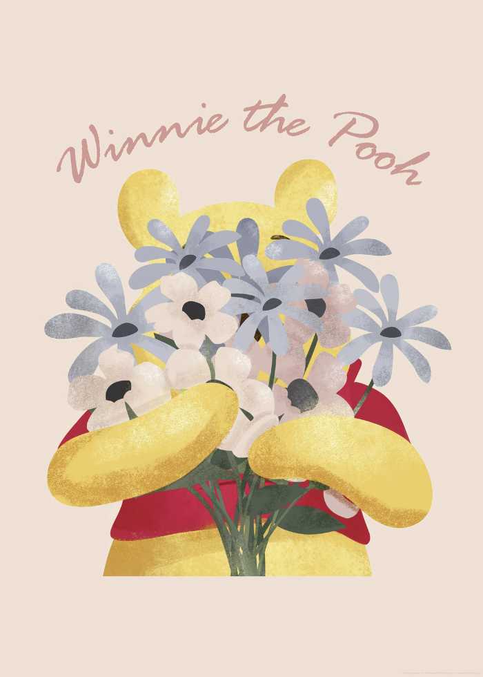 Poster Disney Winnie the Pooh Into The Blooms