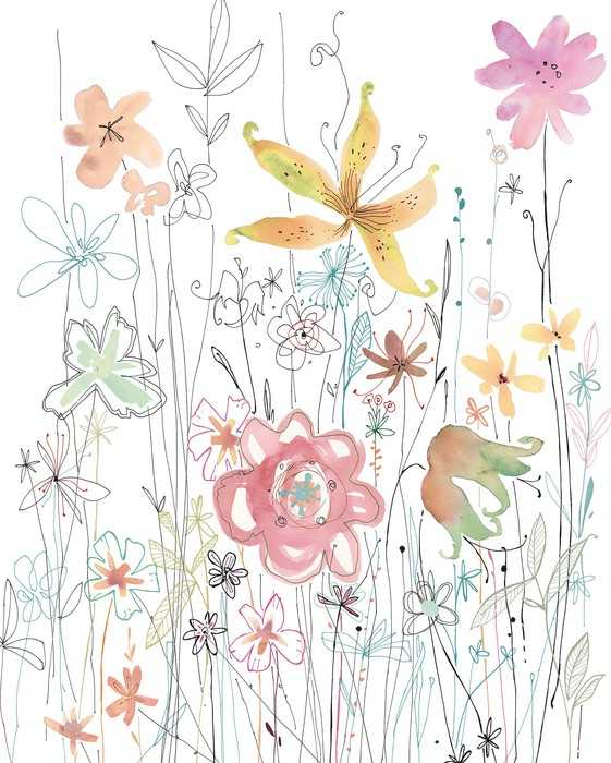 Standard Non-woven Magie des Fleurs