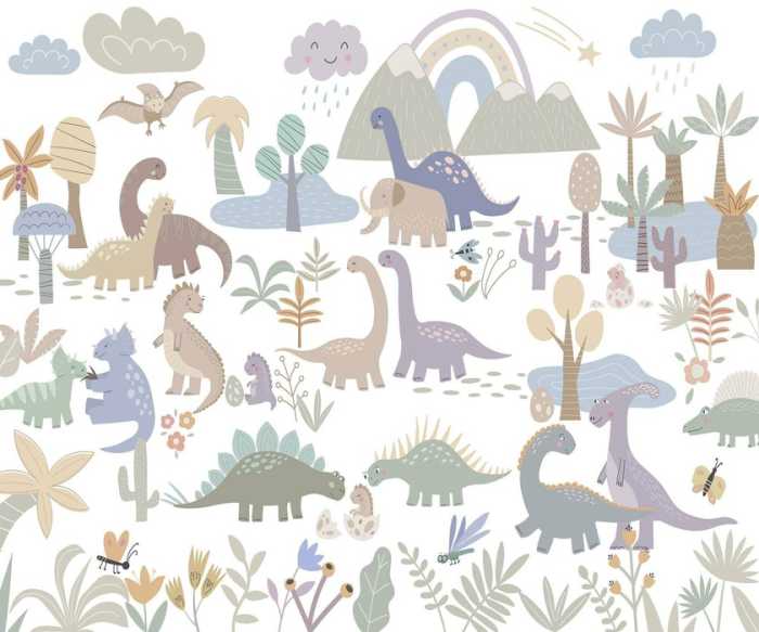 Standard Non-woven Happy Dinos