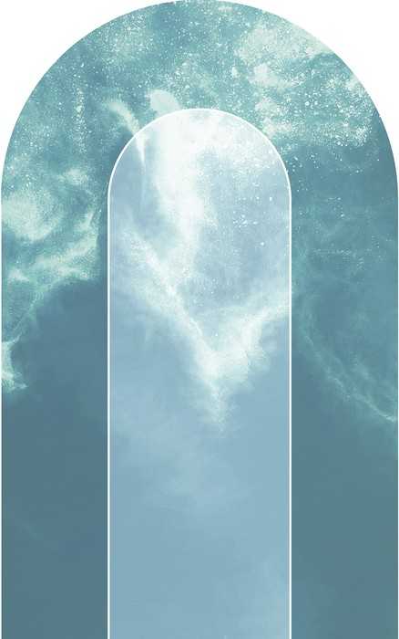 Self-adhesive photo mural on non-woven Tide
