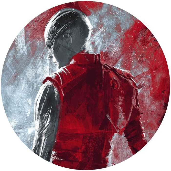 Non-woven adhesive round mural Avengers Painting Nebula