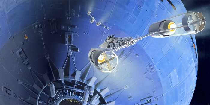 Standard Non-woven Star Wars Classic RMQ Death Star Assault