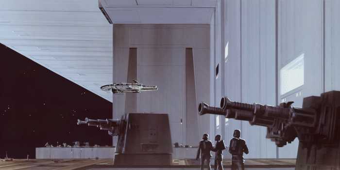 Standard Non-woven Star Wars Classic RMQ Death Star Hangar