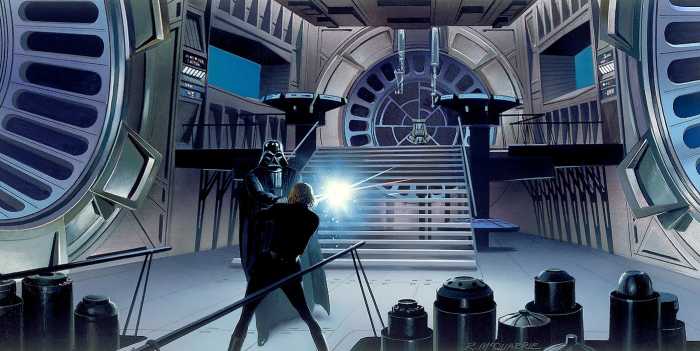 Standard Non-woven Star Wars Classic RMQ Duell Throneroom