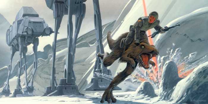Standard Non-woven Star Wars Classic RMQ Hoth Battle Ground