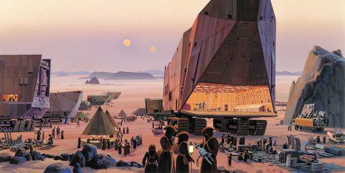 Standard Non-woven Star Wars Classic RMQ Java Market