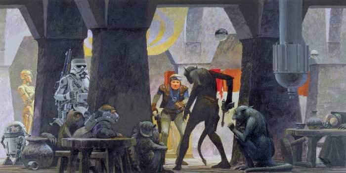Standard Non-woven Star Wars Classic RMQ Mos Eisley Streets