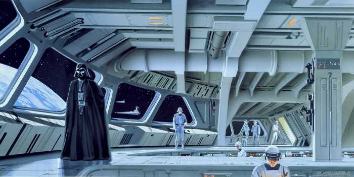 Standard Non-woven Star Wars Classic RMQ Stardestroyer Deck