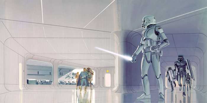 Standard Non-woven Star Wars Classic RMQ Stormtrooper Hallway