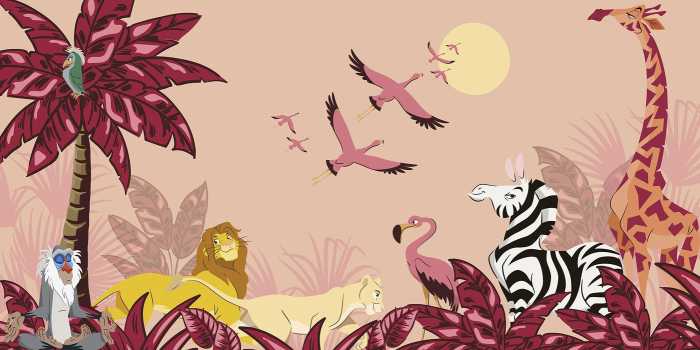 Standard Non-woven Disney The Lion King Sunset