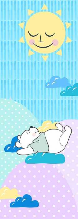 Standard Non-woven Winnie the Pooh Take a Nap