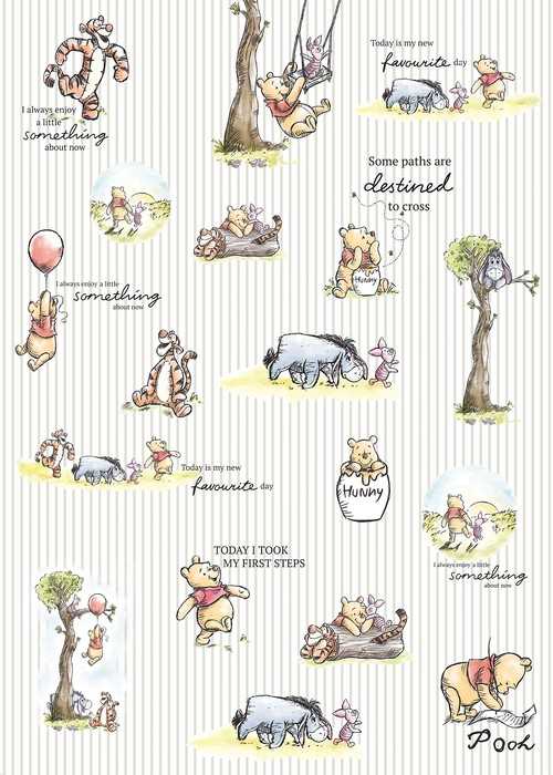 Standard Non-woven Winnie the Pooh Stripes