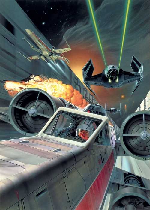 Standard Non-woven Star Wars Classic Death Star Trench Run