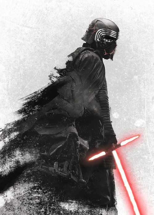 Standard Non-woven Star Wars Kylo Vader Shadow