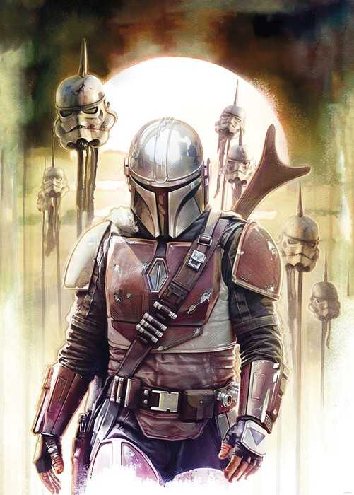 Standard Non-woven Star Wars The Mandalorian Big Impaler