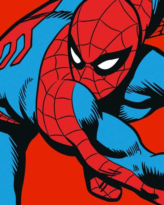 Standard Non-woven Marvel PowerUp Spider-Man Watchout