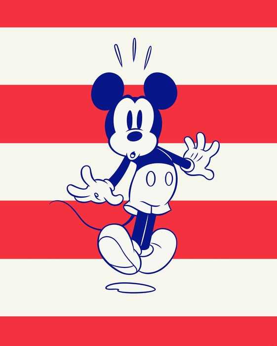 Standard Non-woven Mickey Vibrant