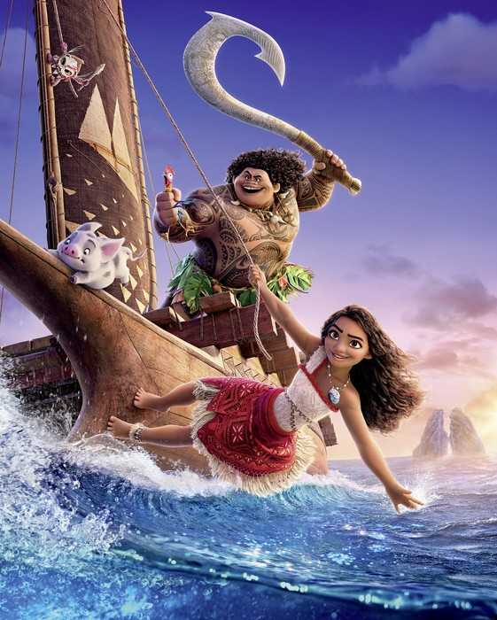 Standard Non-woven Disney Moana 2 Feel The Ocean