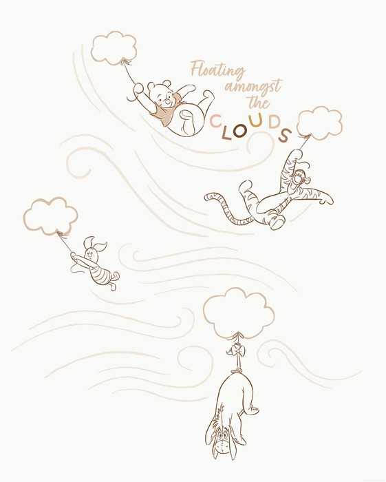 Standard Non-woven Disney Winnie the Pooh A Bluster Day