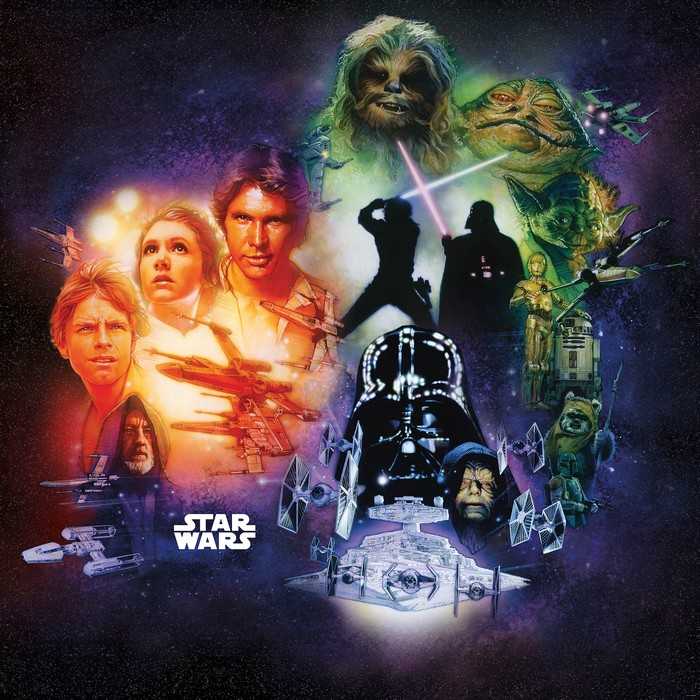 Standard Non-woven Star Wars Classic Poster Collage