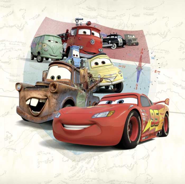 Standard Non-woven Disney and Pixar Cars Open Road