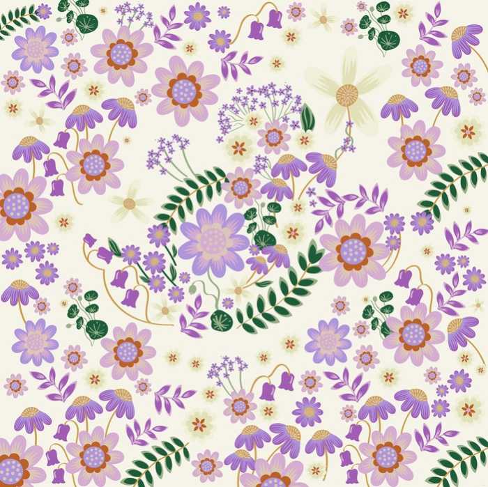 Standard Non-woven Disney Minnie Mouse Gardening Club Beige