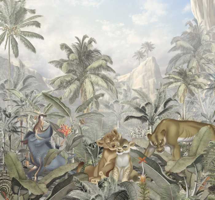 Standard Non-woven Lion King Mountains