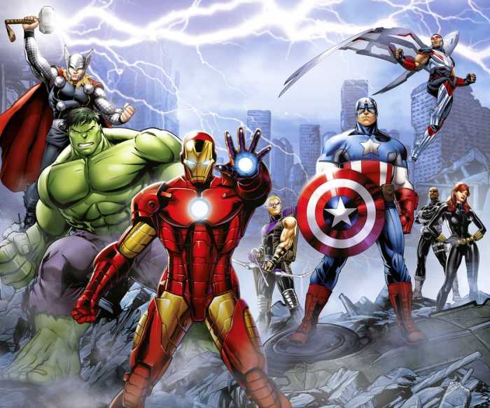Standard Non-woven Marvel Avengers Ultimate Warriors