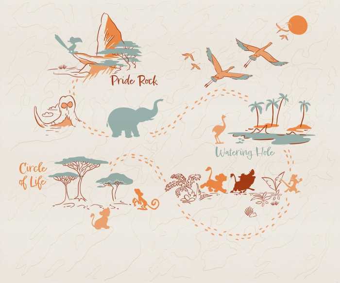 Standard Non-woven Disney The Lion King Circle of Life