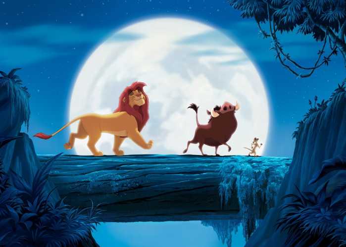 Standard Non-woven Disney The Lion King Full Moon Walk