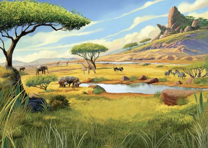 Standard Non-woven Disney The Lion King Savanna