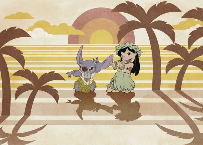 Standard Non-woven Disney Lilo and Stitch Hula Harmony