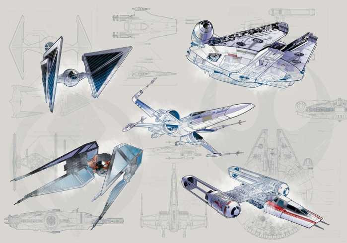 Standard Non-woven Star Wars Blueprint Light