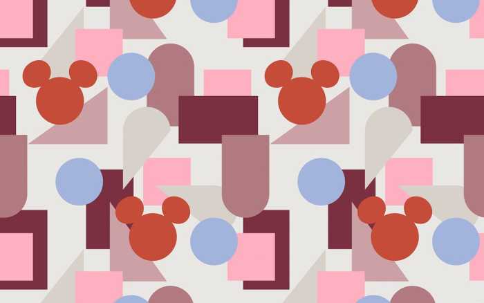 Standard Non-woven Colourful Mickey