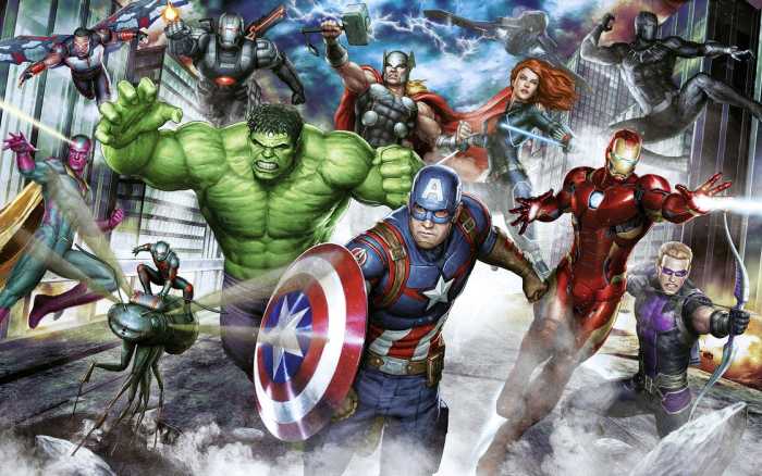 Standard Non-woven Marvel Avengers Assemble