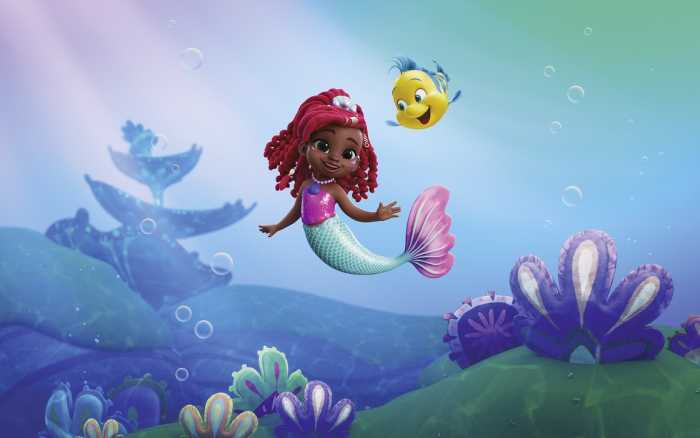 Standard Non-woven Disney Ariel  Junior Friends