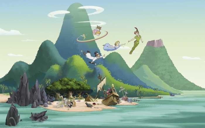 Standard Non-woven Disney Peter Pan And the Lost Boys
