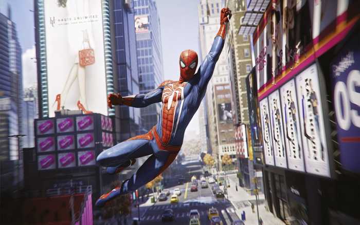 Standard Non-woven Marvel Spider-Man City Swing