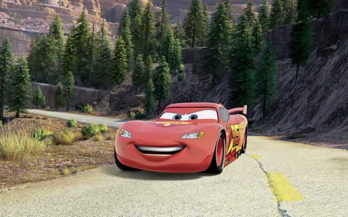 Standard Non-woven Disney and Pixar Cars Every Road has a Story