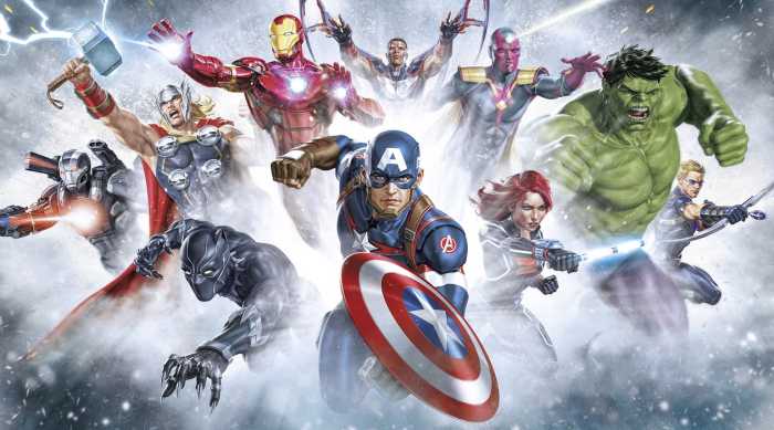 Standard Non-woven Marvel Avengers Strike