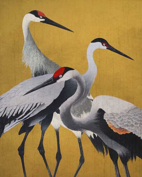 Standard Non-woven Yellow Cranes
