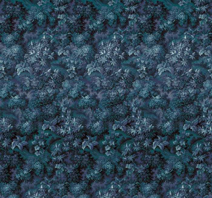 Standard Non-woven Botanique Bleu