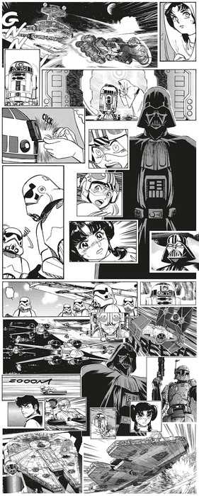 Standard Non-woven Star Wars Manga Madness