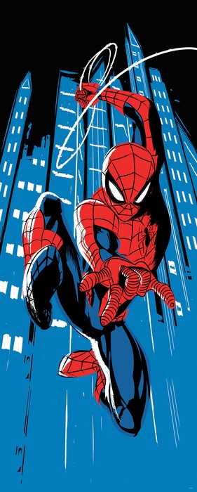 Standard Non-woven Spider-Man Rooftop-Rockin